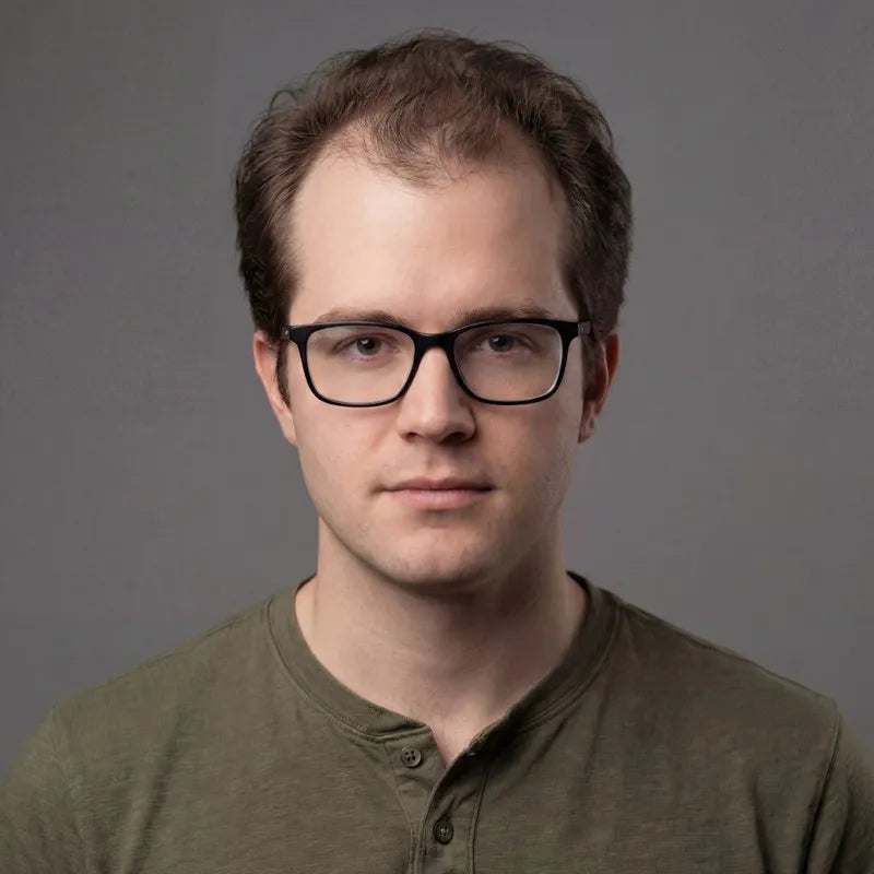 Before hair regrowth results - David L., 3 MONTHS