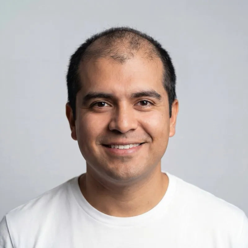 Before hair regrowth results - Marcus T., 4 MONTHS