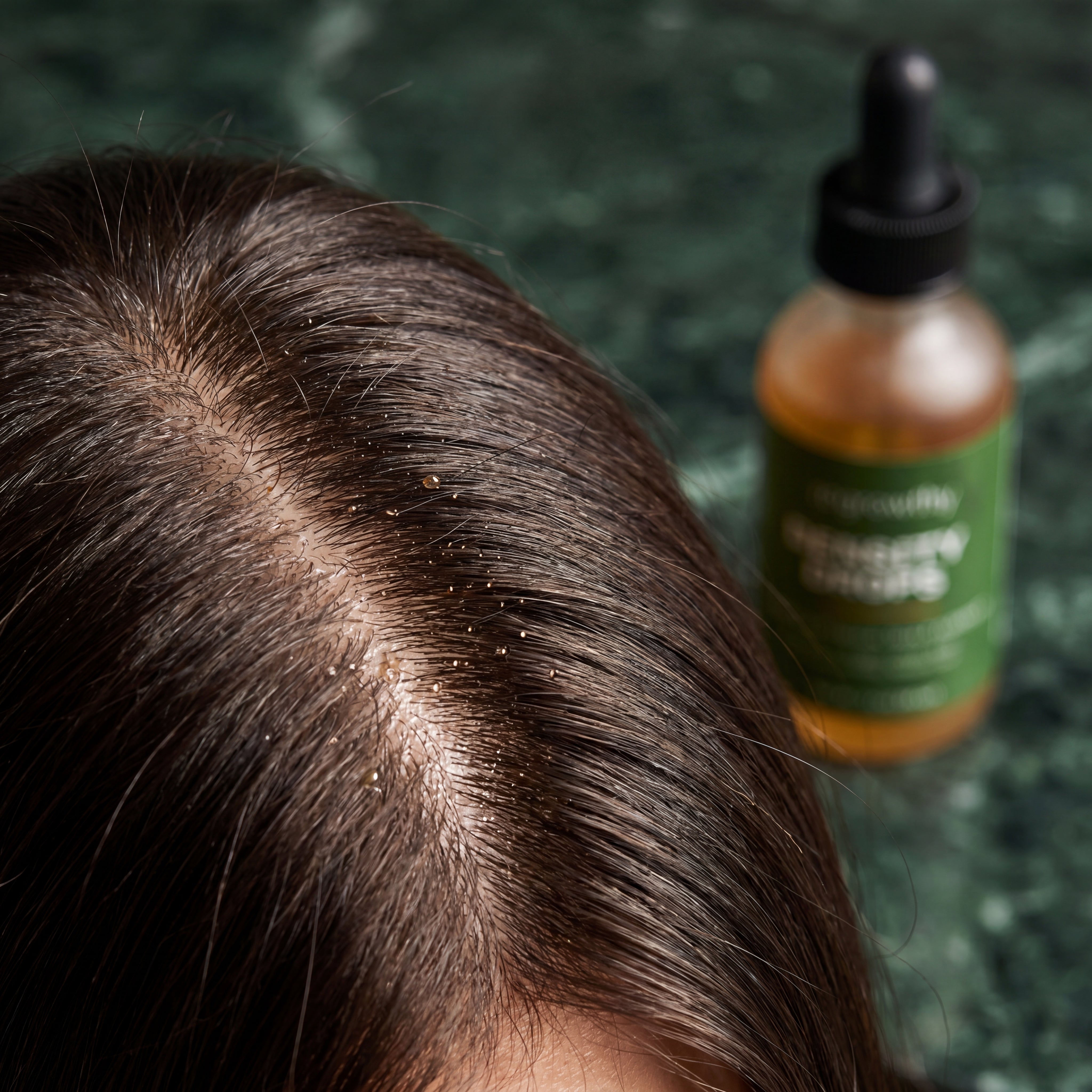 Density Drops scalp application lifestyle image
