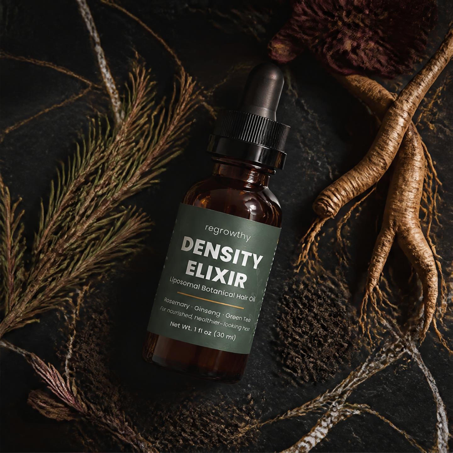Density Elixir bottle detail