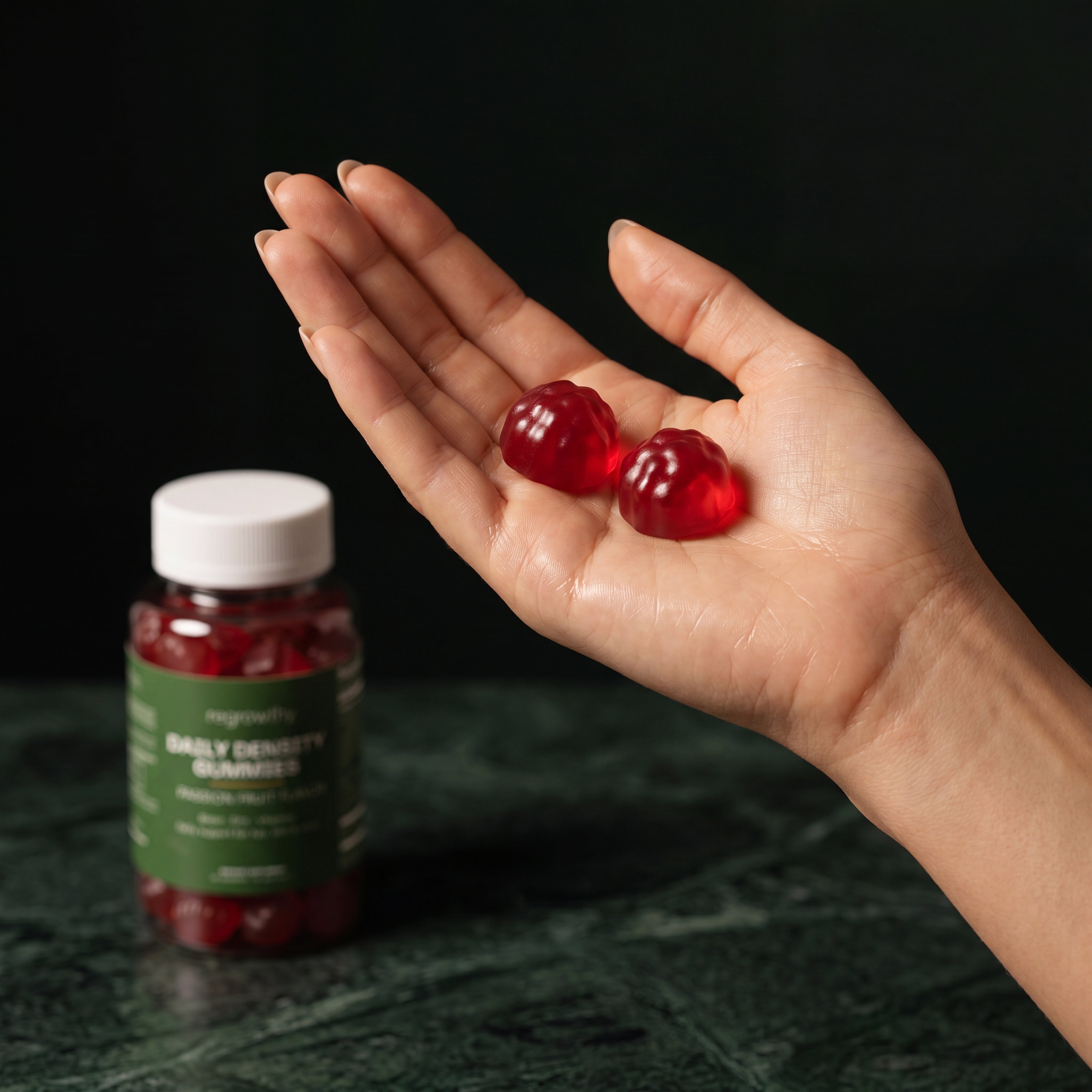 Daily Density Gummies in-hand lifestyle shot