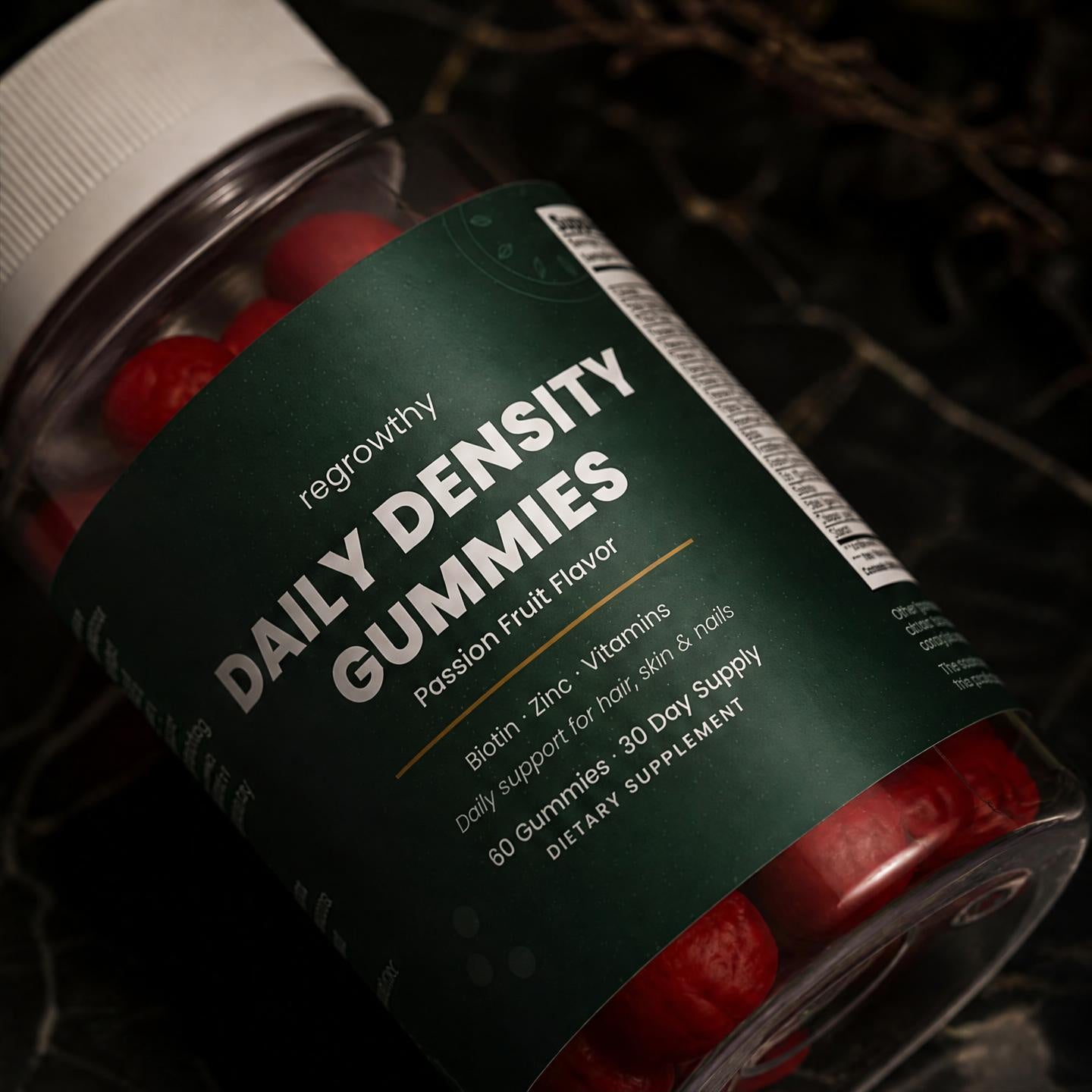 Daily Density Gummies jar detail
